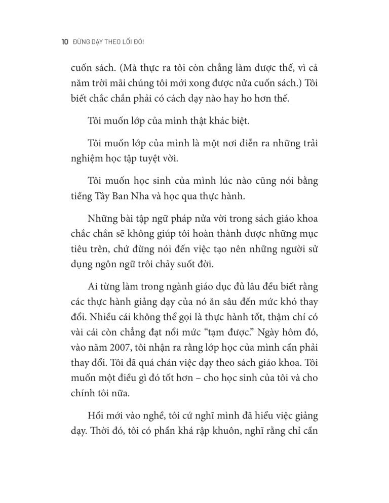 ĐỪNG DẠY THEO LỐI ĐÓ - Để trở thành Giáo viên 